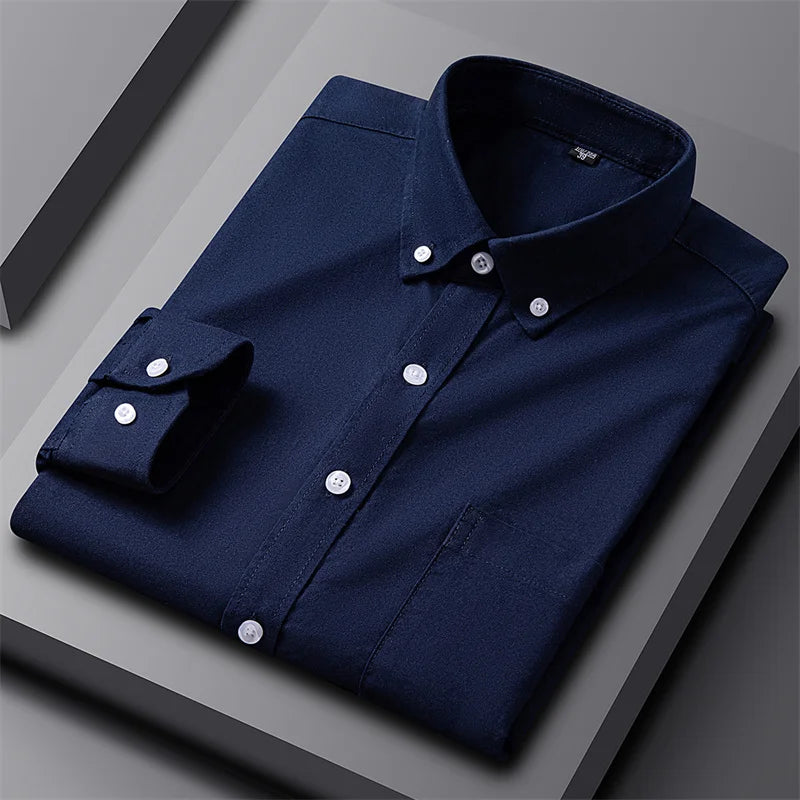 Herreskjorte i elegant Oxford-stil