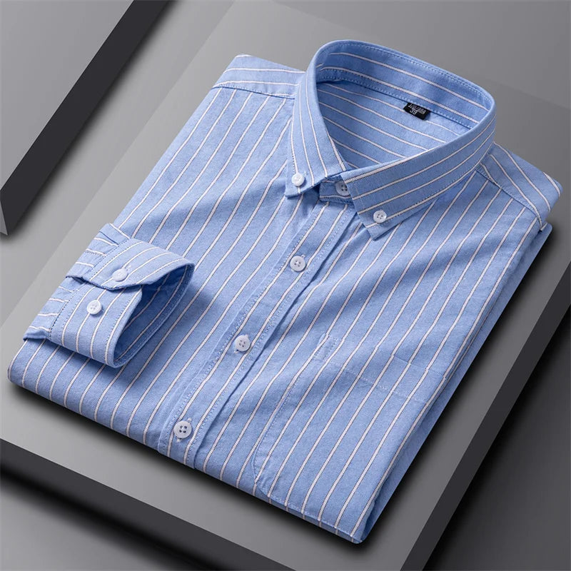 Herreskjorte i elegant Oxford-stil