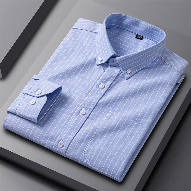 Herreskjorte i elegant Oxford-stil