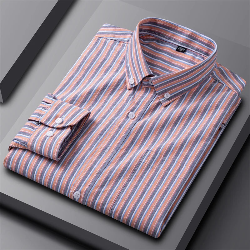 Herreskjorte i elegant Oxford-stil