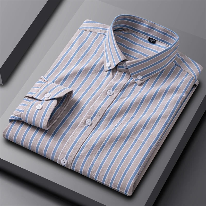 Herreskjorte i elegant Oxford-stil