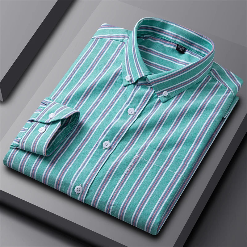 Herreskjorte i elegant Oxford-stil