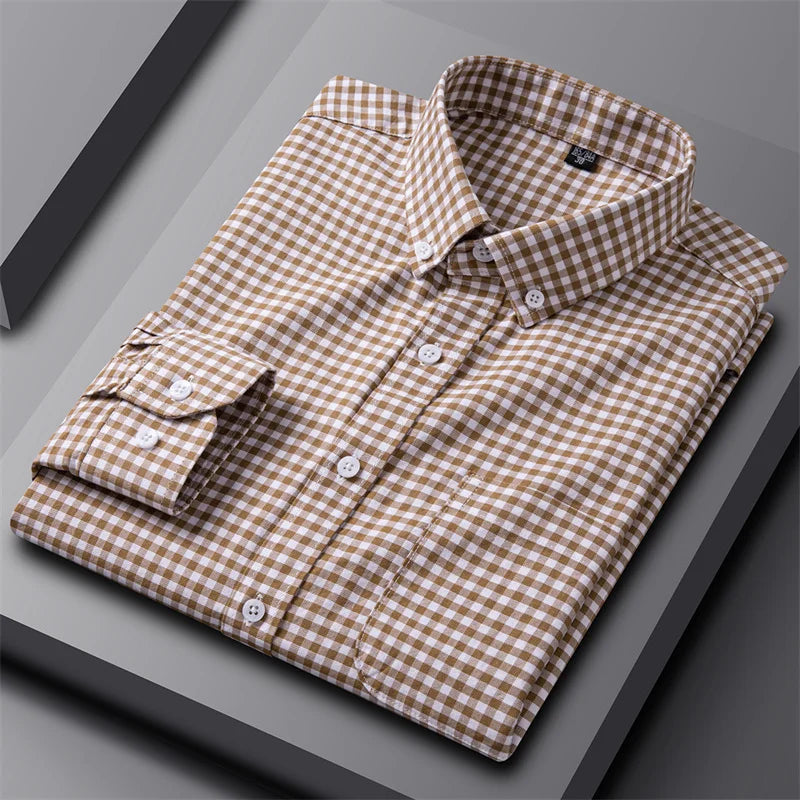 Herreskjorte i elegant Oxford-stil