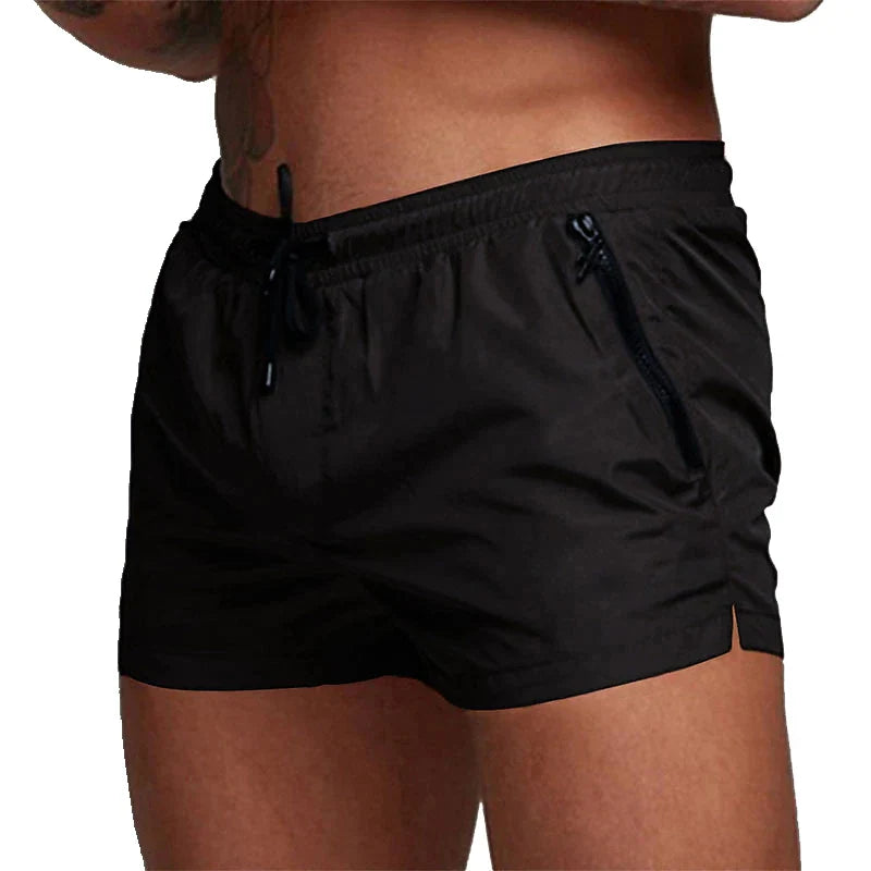 Badeshorts med lynlåslommer