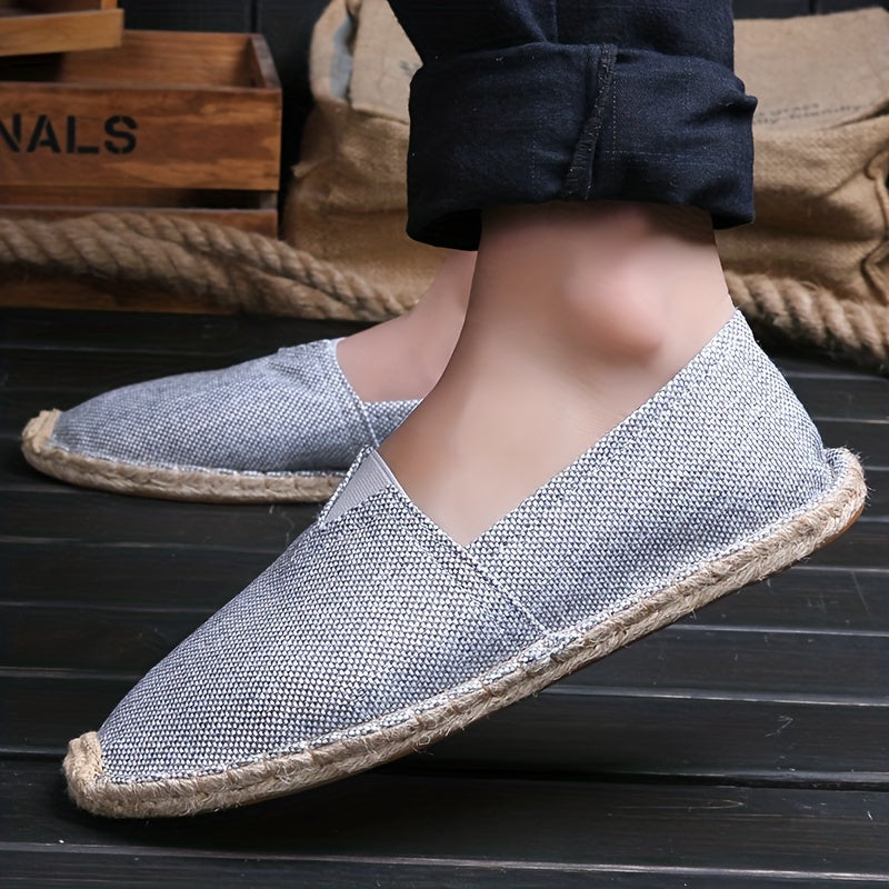 Elegante herre-espadrillos