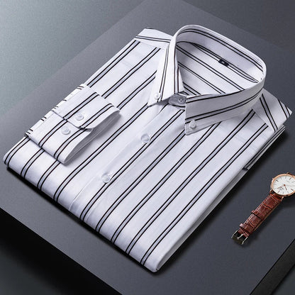 Elegant stribet herreskjorte