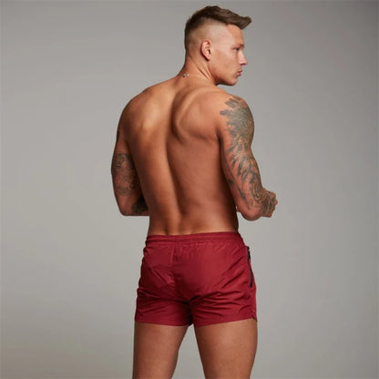 Badeshorts med lynlåslommer